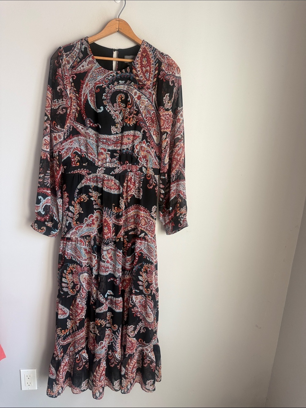 Anthropologie Paisley Maxi Dress 12 - Picture 2 of 10